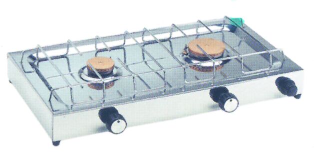97850 - Cooker w/ 2 burners, 557x280x104mm, 3 kg