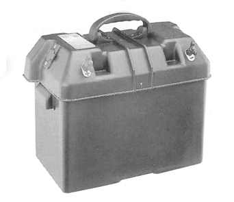 98737 - Battery Box.Heavy duty Ext.Dim.340x200x230mmUp To 100Ah.