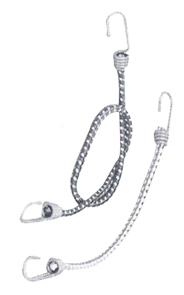98896 - Luggage Stretchcords, Ø9,5mm, L. 20''-40'', 510mm-1020mm