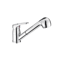 99960 - Faucet w/ Adjust. Flow Sprayer & Pull-Out Shower Tube 150cm