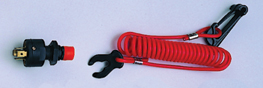 99974 - Kill Switch w/Coil Lanyard,12V-15A