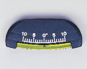99981 - Plastic Clinometer, 10 Degrees, 8,89 x 3,81 cm