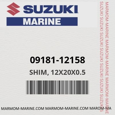09181-12158 - SHIM, 12X20X0.5