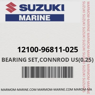 Suzuki 12100-96811-025 - BEARING SET,CONNROD US(0.25)