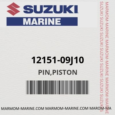 Suzuki 12151-09J10 - PIN,PISTON