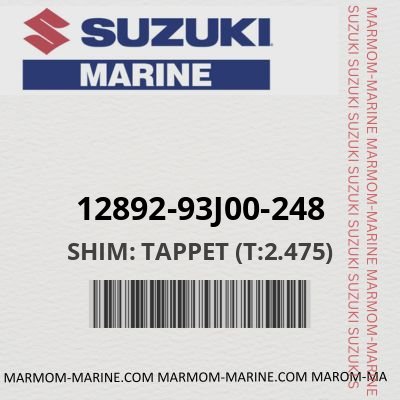12892-93J00-248 - SHIM: TAPPET (T:2.475)