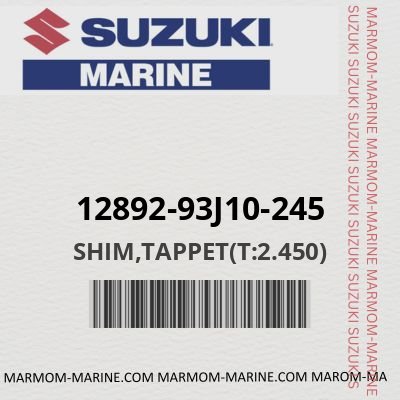 12892-93J10-245 - SHIM,TAPPET(T:2.450)