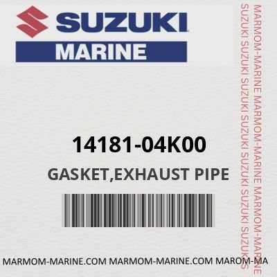 14181-04K00 - GASKET,EXHAUST PIPE