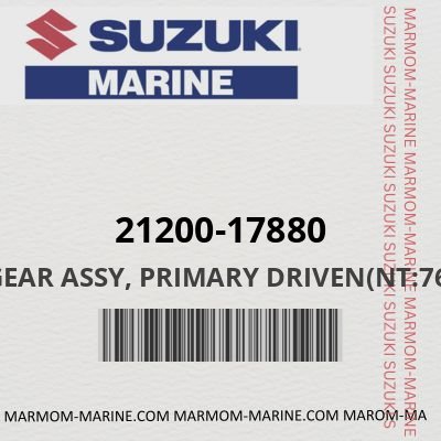 21200-17880 - GEAR ASSY, PRIMARY DRIVEN(NT:76)