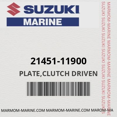 Suzuki 21451-11900 - PLATE,CLUTCH DRIVEN