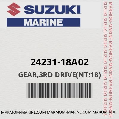 24231-18A02 - GEAR,3RD DRIVE(NT:18)