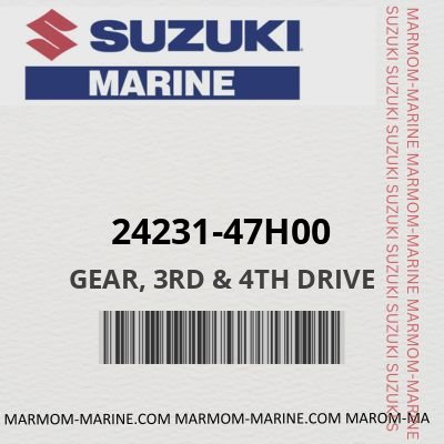 24231-47H00 - GEAR, 3RD & 4TH DRIVE