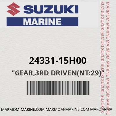 24331-15H00 - "GEAR,3RD DRIVEN(NT:29)"