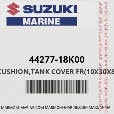 Suzuki 44277-18K00 - CUSHION,TANK COVER FR(10X30X8)