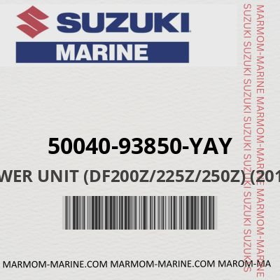 50040-93850-YAY - LOWER UNIT (DF200Z/225Z/250Z) (2016-2023)