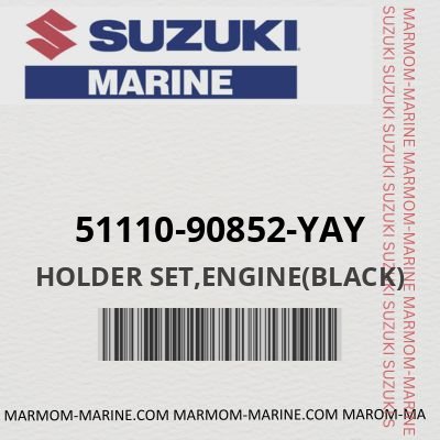 51110-90852-YAY - HOLDER SET,ENGINE(BLACK)