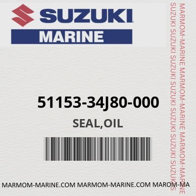 Suzuki 51153-34J80-000 - SEAL,OIL