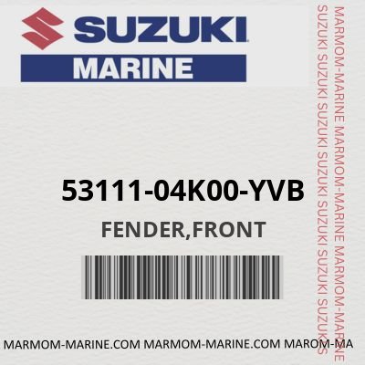 53111-04K00-YVB - FENDER,FRONT