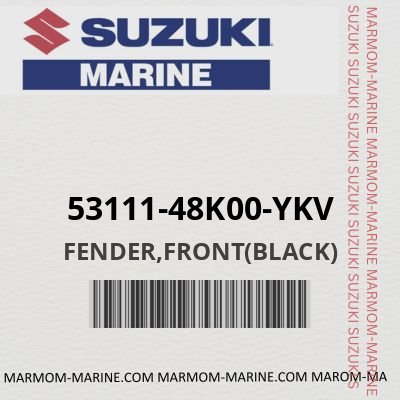 53111-48K00-YKV - FENDER,FRONT(BLACK)