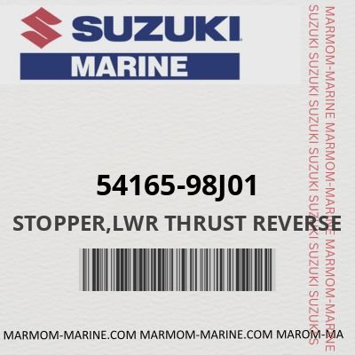 54165-98J01 - STOPPER,LWR THRUST REVERSE