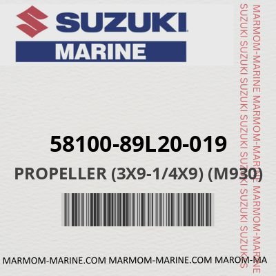 58100-89L20-019 - PROPELLER (3X9-1/4X9) (M930)