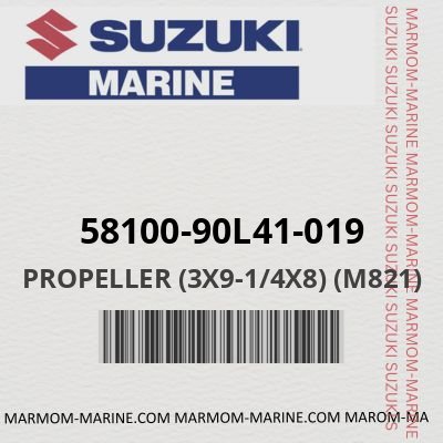 58100-90L41-019 - PROPELLER (3X9-1/4X8) (M821)