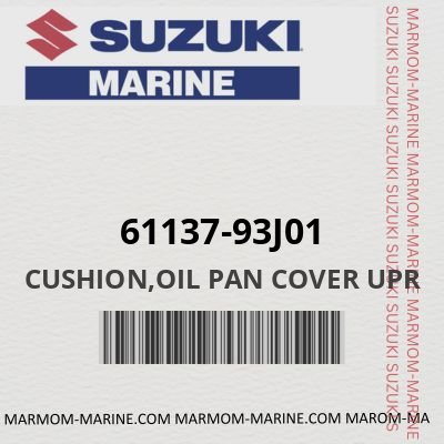 61137-93J01 - CUSHION,OIL PAN COVER UPR