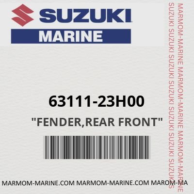 63111-23H00 - "FENDER,REAR FRONT"
