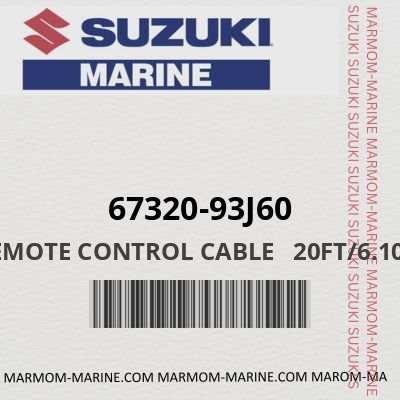 67320-93J60 - REMOTE CONTROL CABLE   20FT/6.10M