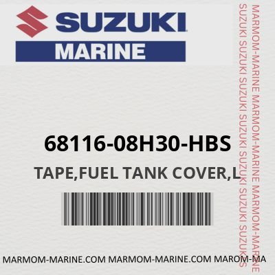 68116-08H30-HBS - TAPE,FUEL TANK COVER,L