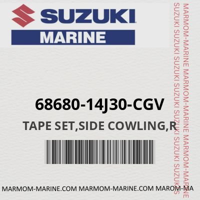 68680-14J30-CGV - TAPE SET,SIDE COWLING,R