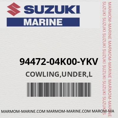 94472-04K00-YKV - COWLING,UNDER,L