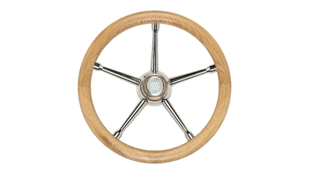 41685V - V82NATURAL OAK SS STEERING WHEEL