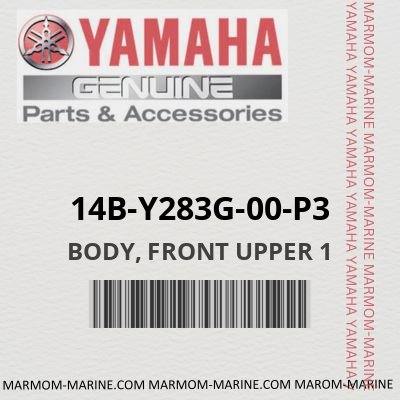 14B-Y283G-00-P3 - BODY, FRONT UPPER 1