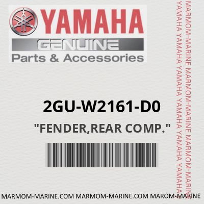 2GU-W2161-D0 - "FENDER,REAR COMP."