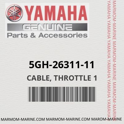 5GH-26311-11 - CABLE, THROTTLE 1