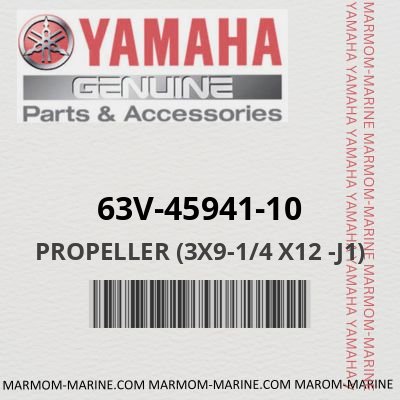 63V-45941-10 - PROPELLER (3X9-1/4 X12 -J1)