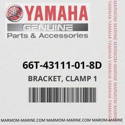 66T-43111-01-8D - BRACKET, CLAMP 1