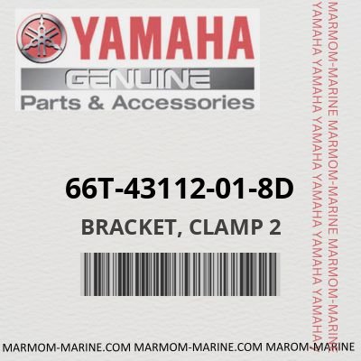 66T-43112-01-8D - BRACKET, CLAMP 2