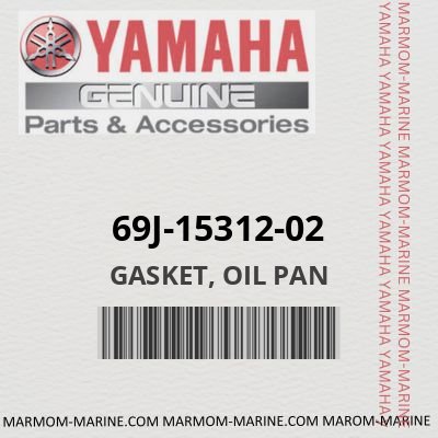 69J-15312-02 - GASKET, OIL PAN