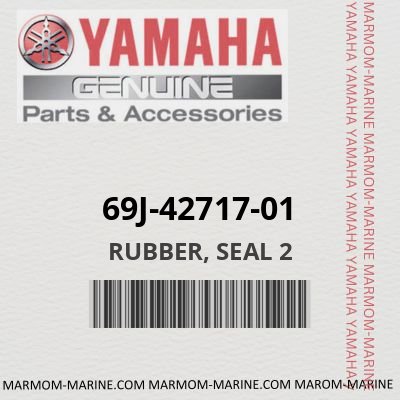69J-42717-01 - RUBBER, SEAL 2