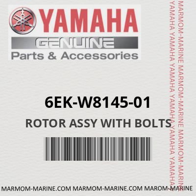6EK-W8145-01 - ROTOR ASSY WITH BOLTS