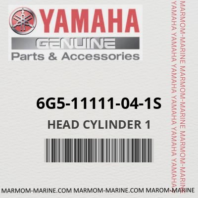 Yamaha 6G5-11111-04-1S - HEAD CYLINDER 1