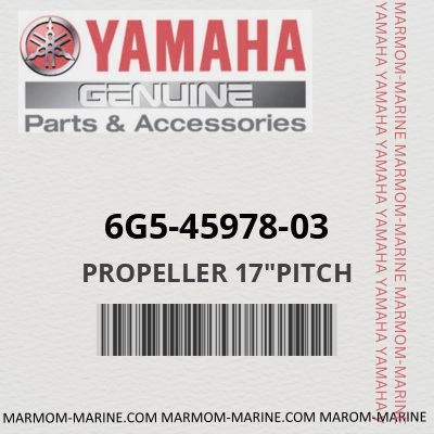 6G5-45978-03 - PROPELLER 17"PITCH
