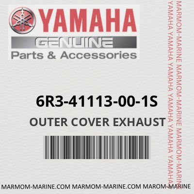 6R3-41113-00-1S - OUTER COVER EXHAUST