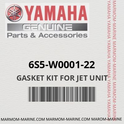 6S5-W0001-22 - GASKET KIT FOR JET UNIT
