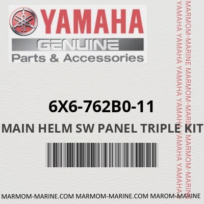 6X6-762B0-11 - MAIN HELM SW PANEL TRIPLE KIT