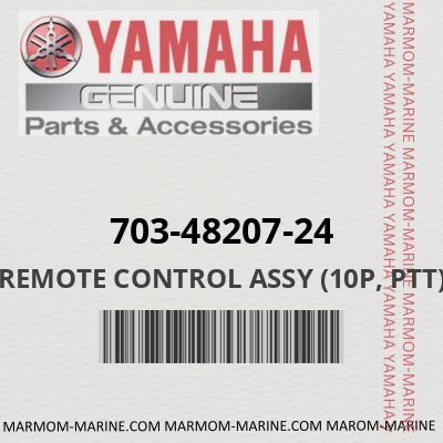 703-48207-24 - REMOTE CONTROL ASSY (10P, PTT)