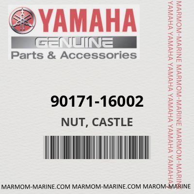 90171-16002 - NUT, CASTLE