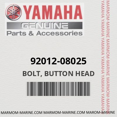 92012-08025 - BOLT, BUTTON HEAD